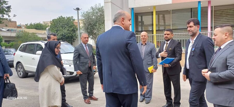 بازدید هیأت عراقی از شیرخوارگاه شبیر