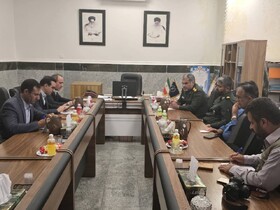 جلسه هماهنگی و هم افزایی اداره کل بهزیستی استان با بسیج سازندگی