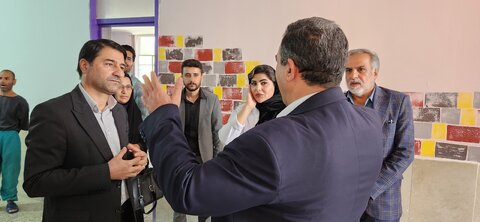 بازدید فرماندار و مدیر کل بهزیستی از مرکز توانبخشی مراقبتی پسرانه پردیس