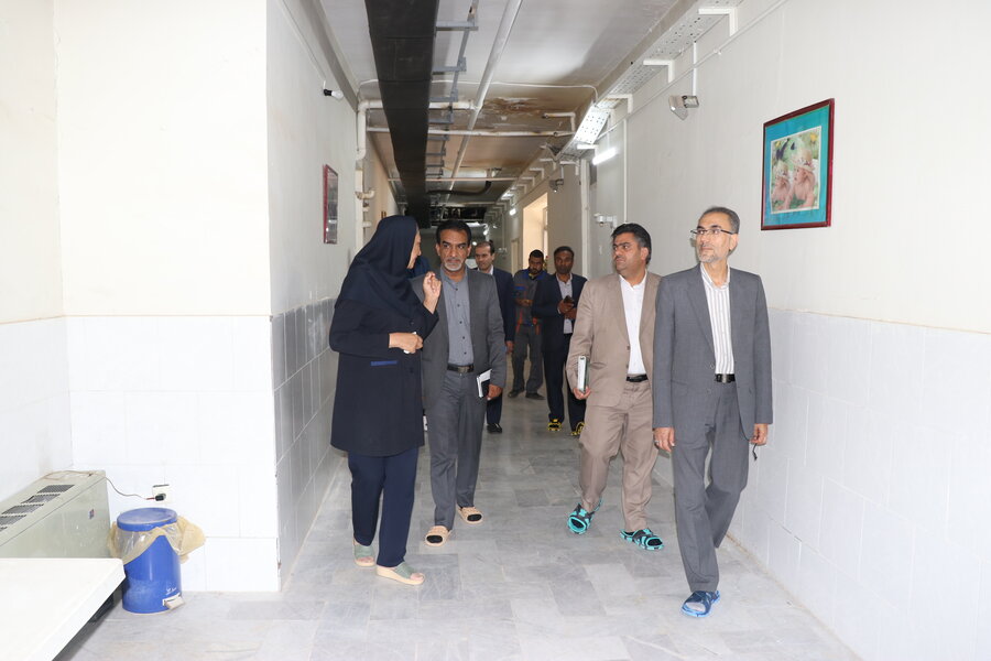 بازرسان کرمان ، میهمان کودکان شیرخوارگاه مادر