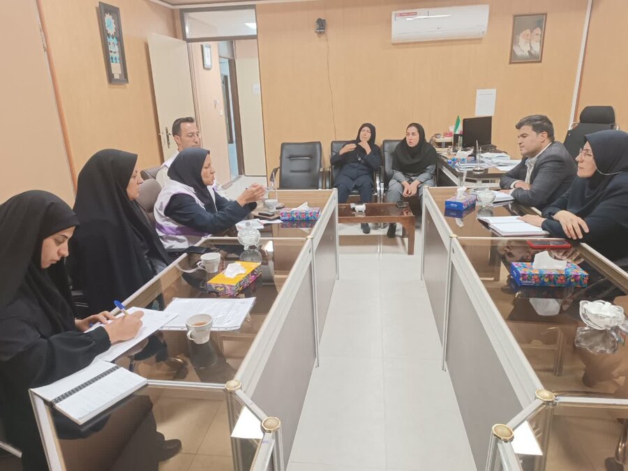 تعامل بهزیستی شهربابک و بیمارستان ولی عصر در جهت خدمت به جامعه هدف