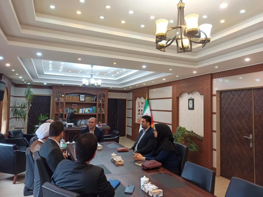 دیدار مدیرکل بهزیستی گیلان با فرماندار شهرستان لنگرود