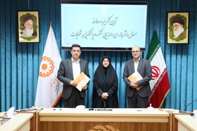 تکریم و معارفه مسؤول دفتر مدیریت عملکرد، بازرسی و پاسخگویی به شکایات در بهزیستی اردبیل