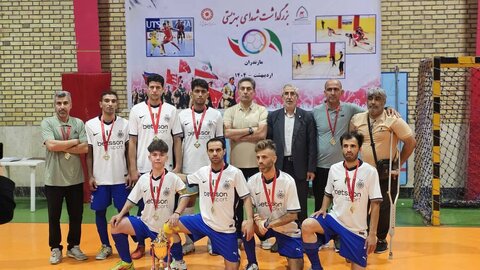 تیم فوتسال کم توانان ذهنی خوزستان قهرمان کشور شد