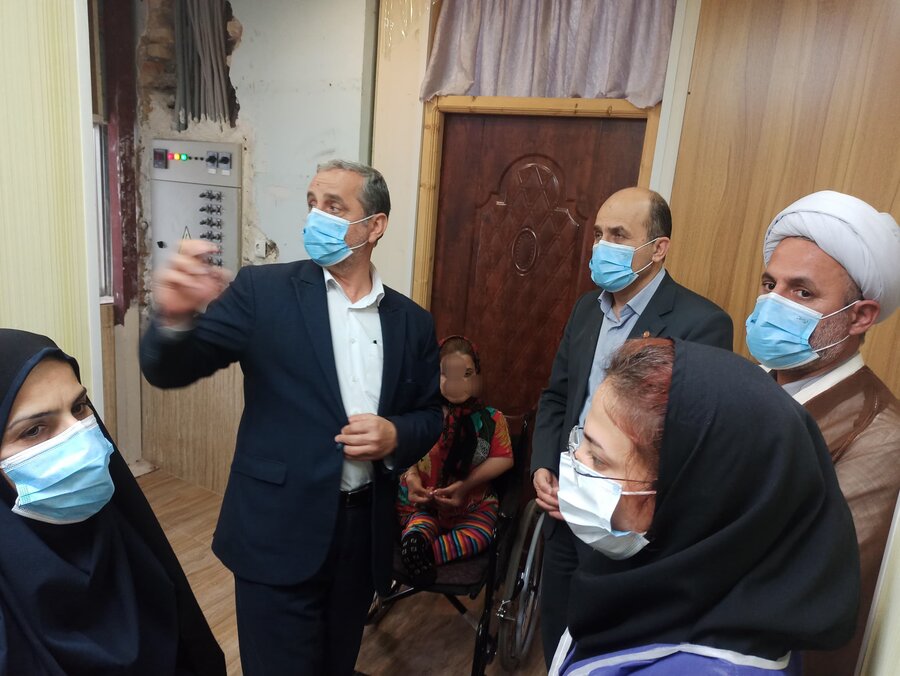 بازدید مدیرکل بهزیستی گیلان از مرکز توانبخشی لنگرود