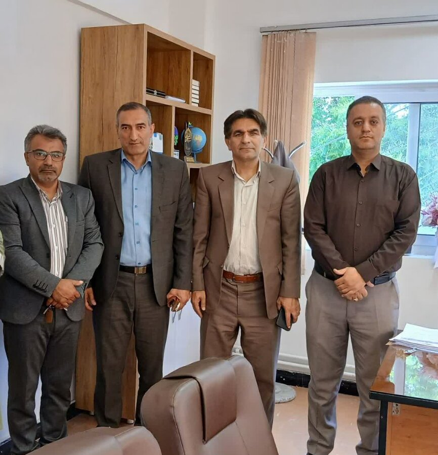 دیدار مدیر بهزیستی سنندج با رئیس جدید کمیته امداد منطقه ۱