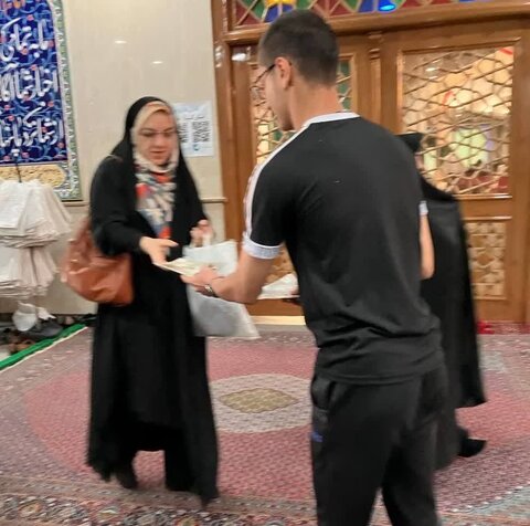 کرج | اطلاع‌رسانی پویش "ولیمه مهربانی حجاج" در مهدیه کرج