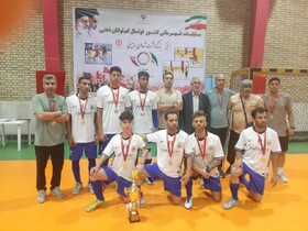 تیم فوتسال کم توانان ذهنی خوزستان قهرمان کشور شد