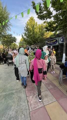 حضور فرزندان خانه درخشان امام رضا (ع) در نمایشگاه گل و گیاه بهاره هشتگرد