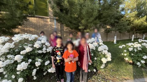 حضور فرزندان خانه درخشان امام رضا (ع) در نمایشگاه گل و گیاه بهاره هشتگرد