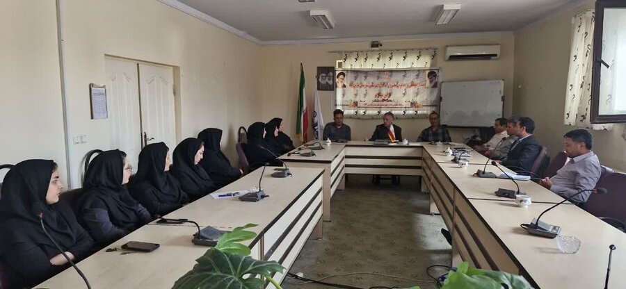 پارس آباد| برگزاری شورای اداری اداره بهزیستی شهرستان پارس‌آباد