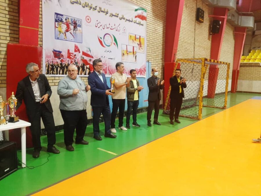 رقابت های فوتسال کم توانان ذهنی