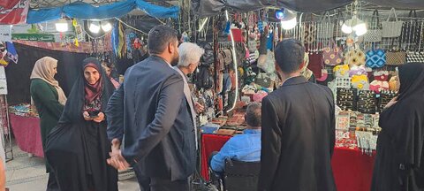 بازدید مدیر کل بهزیستی فارس و هئیت همراه از نمایشگاه دستاوردهای جامعه هدف در بوستان جنت