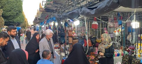 بازدید مدیر کل بهزیستی فارس و هئیت همراه از نمایشگاه دستاوردهای جامعه هدف در بوستان جنت