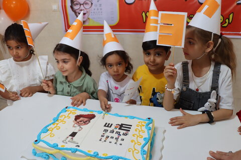 گزارش تصویری ا آغاز طرح ملی پیشگیری از تنبلی چشم کودکان ۳ تا ۶ سال در شهرستان فراهان