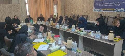 برگزاری جلسه شورای معاونین توانبخشی با حضور مدیران توانبخشی سازمان بهزیستی در شهرستان شهریار