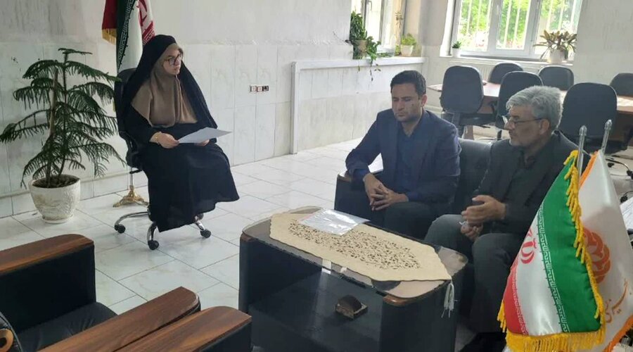 دیدار رئیس بنیاد مسکن شوط با رئیس اداره بهزیستی دیدار رئیس بنیاد مسکن شوط با رئیس اداره بهزیستی