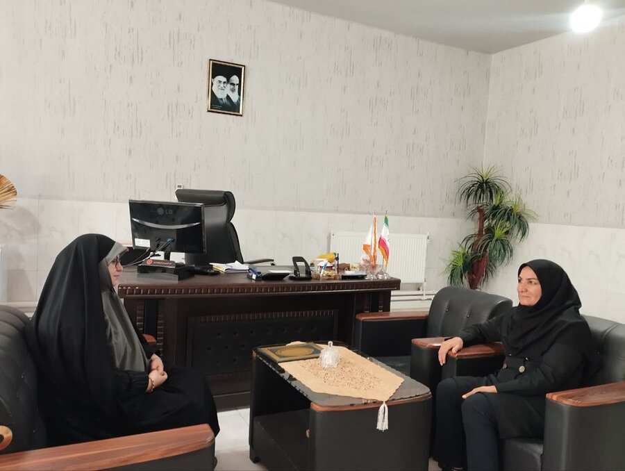 تقدیر از مسئول روابط عمومی بهزیستی شوط