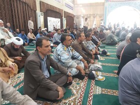 گزارش تصویری| ادای احترام مسئولین بهزیستی استان بوشهر به شهدای خدمت در مصلای جمعه/این حضور، نمادی از قدرشناسی جامعه بهزیستی استان از خادمان ملت