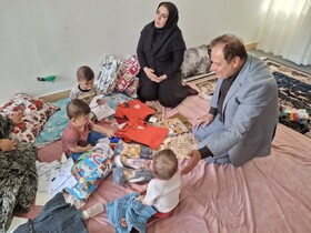 تقدیر بهزیستی البرز از خانواده سه‌قلوها به مناسبت روز ملی جوانی جمعیت