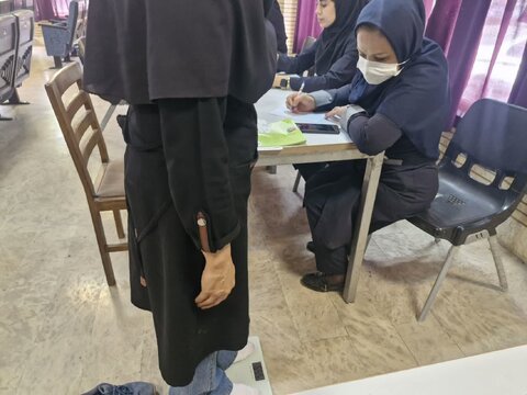 ایستگاه سلامت به مناسبت هفته ملی جمعیت در بهزیستی کرج برپا شد