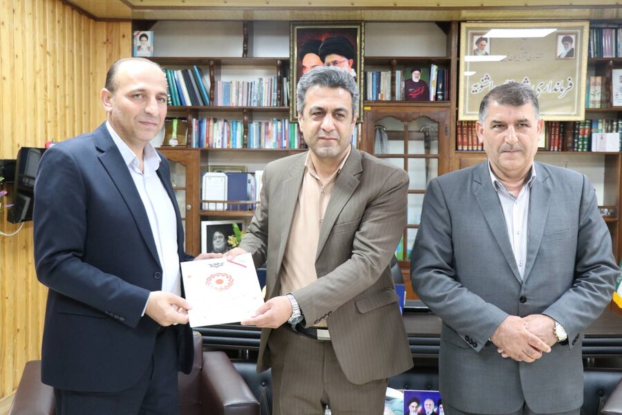 مراسم تکریم و معارفه رئیس جدید بهزیستی شهرستان اشنویه برگزار شد