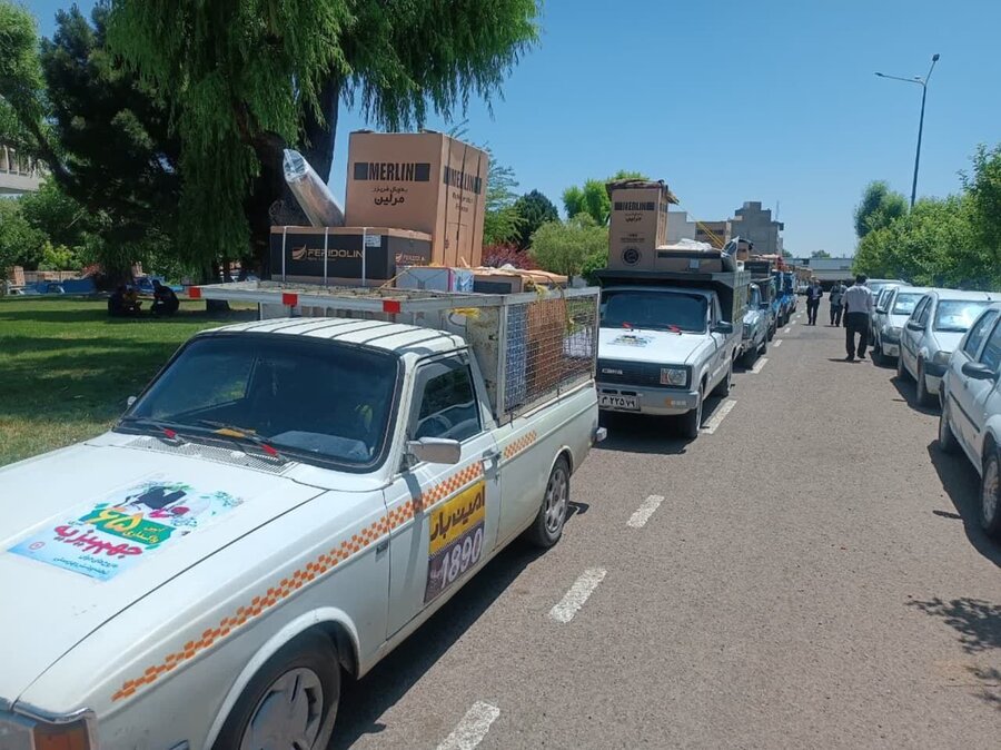 تحویل ۹۷ مورد جهیزیه و ویلچر به مددجویان بهزیستی قزوین