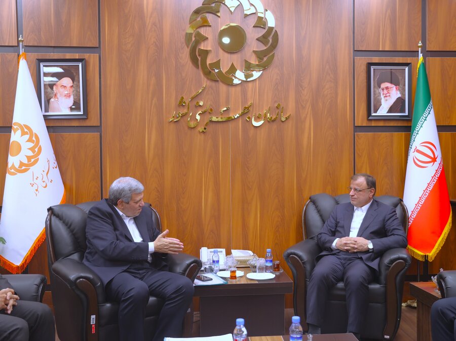 دیدار آقای طهماسبی استاندار گلستان با رئیس سازمان بهزیستی کشور