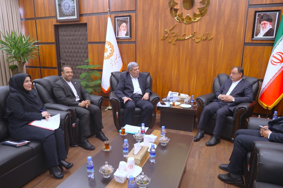 دیدار آقای طهماسبی استاندار گلستان با رئیس سازمان بهزیستی کشور