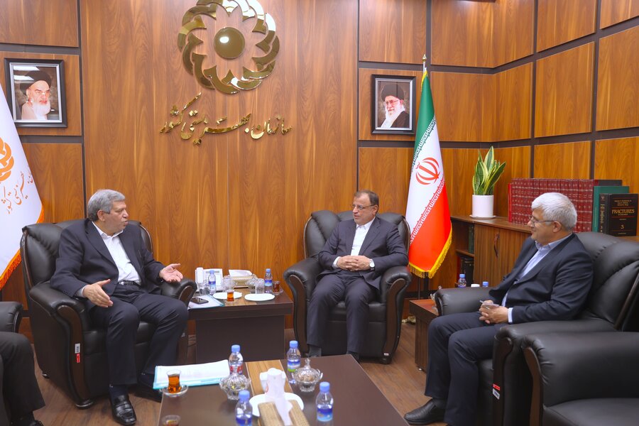 دیدار آقای طهماسبی استاندار گلستان با رئیس سازمان بهزیستی کشور