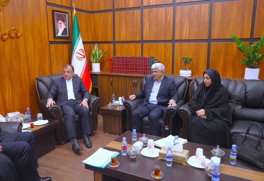 دیدار آقای طهماسبی استاندار گلستان با رئیس سازمان بهزیستی کشور