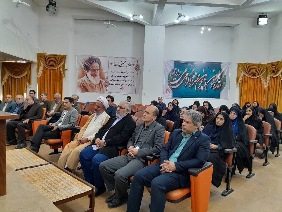 گزارش تصویریI در اولین سالگرد شهدای خدمت ، مسئولین و کارکنان بهزیستی گیلان به سوگ نشستند