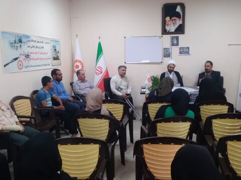 مراسم گرامیداشت سالگرد شهادت شهدای خدمت و یادبود سوم خرداد در اشتهارد برگزار شد