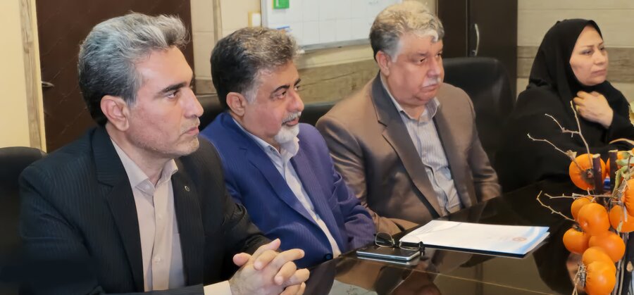 نشست در دفتر مدیریت بهزیستی استان کرمانشاه