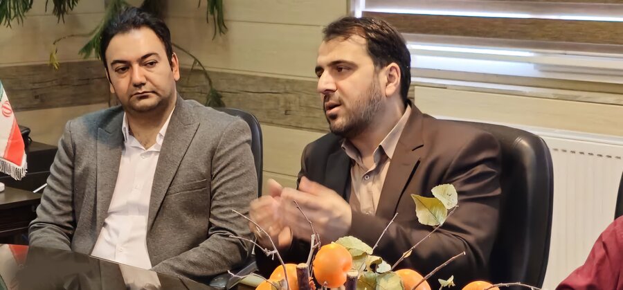 نشست در دفتر مدیریت بهزیستی استان کرمانشاه