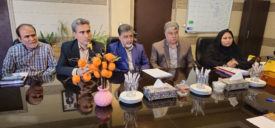 نشست در دفتر مدیریت بهزیستی استان کرمانشاه