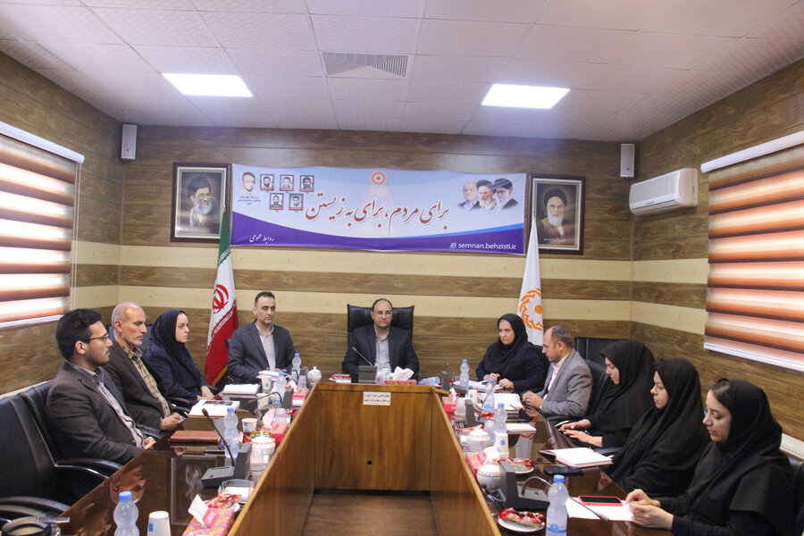 شورای معاونین به ریاست سرپرست جدید بهزیستی استان سمنان