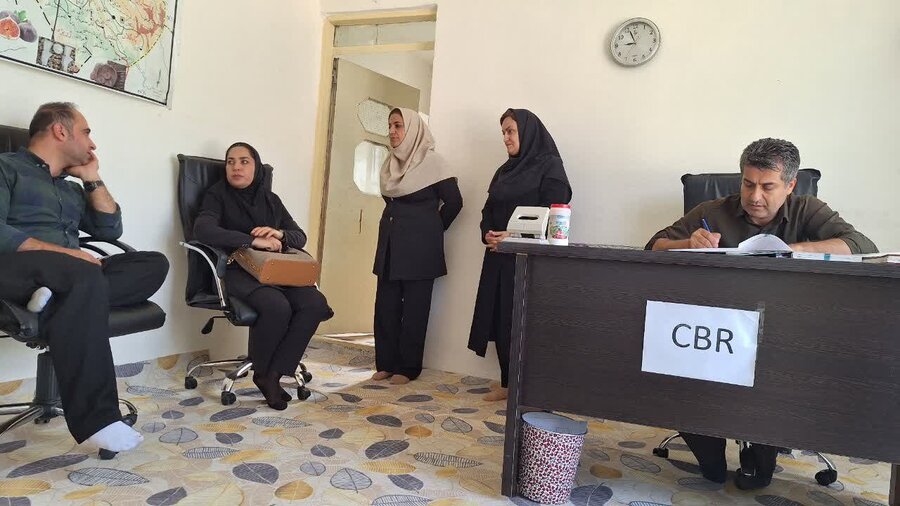 سروآباد | بازدید مسئولان بهزیستی از موسسه توانبخشی نوای نسیم