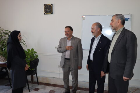 گزارش تصویری ا مراسم بدرقه رسمی دکتر محمود حسین‌آبادی برگزار شد