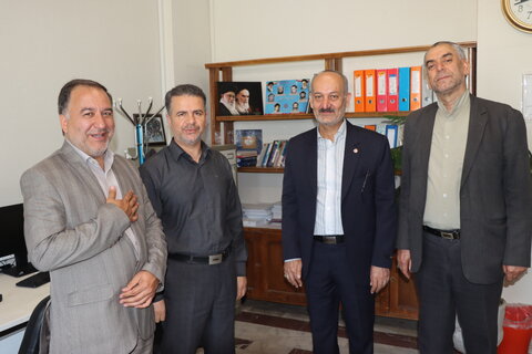 گزارش تصویری ا مراسم بدرقه رسمی دکتر محمود حسین‌آبادی برگزار شد