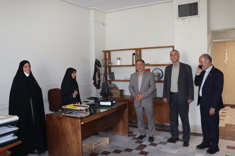 گزارش تصویری ا مراسم بدرقه رسمی دکتر محمود حسین‌آبادی برگزار شد