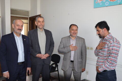 گزارش تصویری ا مراسم بدرقه رسمی دکتر محمود حسین‌آبادی برگزار شد