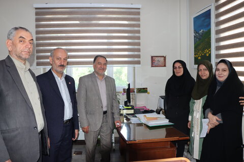 گزارش تصویری ا مراسم بدرقه رسمی دکتر محمود حسین‌آبادی برگزار شد