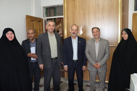 گزارش تصویری ا مراسم بدرقه رسمی دکتر محمود حسین‌آبادی برگزار شد