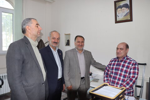 گزارش تصویری ا مراسم بدرقه رسمی دکتر محمود حسین‌آبادی برگزار شد