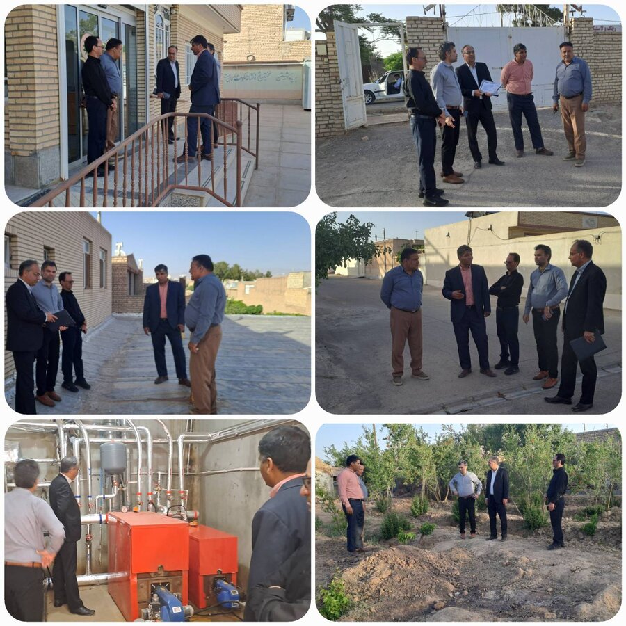 بازدید معاون توسعه مدیریت و منابع اداره کل بهزیستی استان از بهزیستی شهرستان فردوس