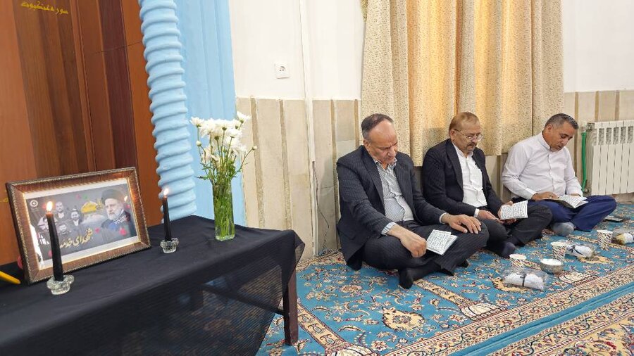 آیین یادبود شهید رئیسی در بهزیستی سیستان و بلوچستان برگزار شد