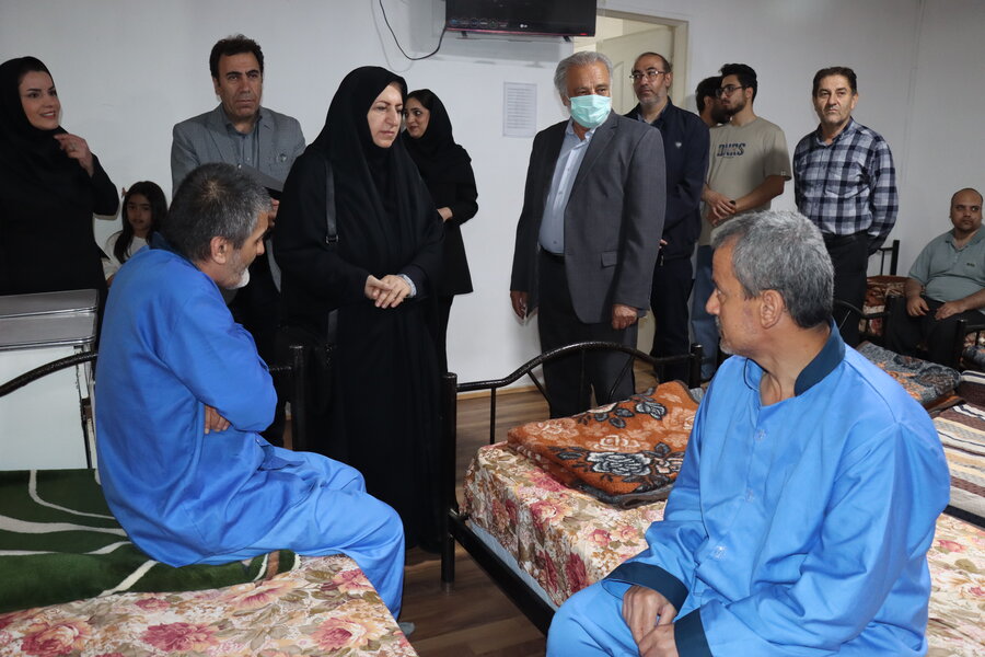 بازدید مدیرکل بهزیستی اردبیل از مرکز درمانی و توانبخشی بیماران روانی مزمن سینا مهر ساوالان