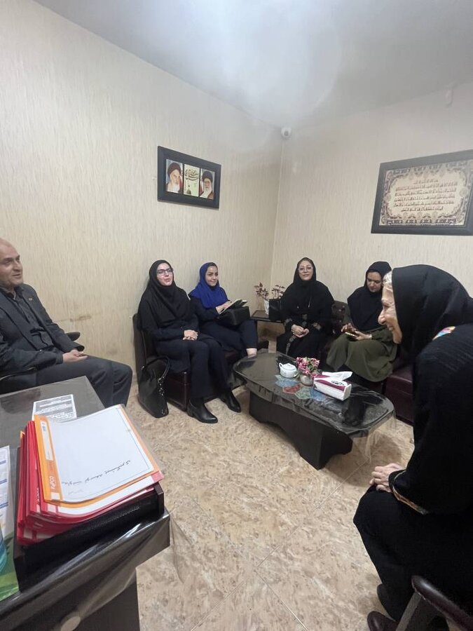 بازدید مدیرکل دفتر خانواده و بانوان معاونت سلامت اجتماعی بهزیستی کشور و مدیرکل بهزیستی گیلان از مرکز مثبت زندگی در شهرستان رشت