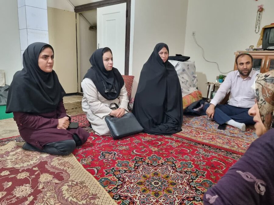 بازدید مدیرکل از منزل مددجویان
